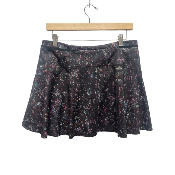 Athleta Black Paint Spattered Match Point Skort - Picture 7 of 9